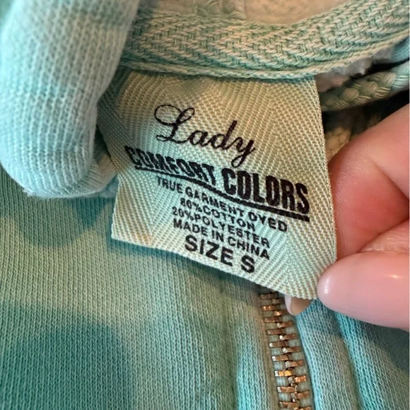 Seaside Green Hoodie - Picture 2 of 3